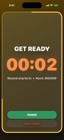 Get Ready phase, shown in yellow